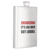 エンジニアリングは数学より騒々しいおもしろい好みます フラスク (右)