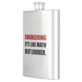 エンジニアリングは数学より騒々しいおもしろい好みます フラスク (左)