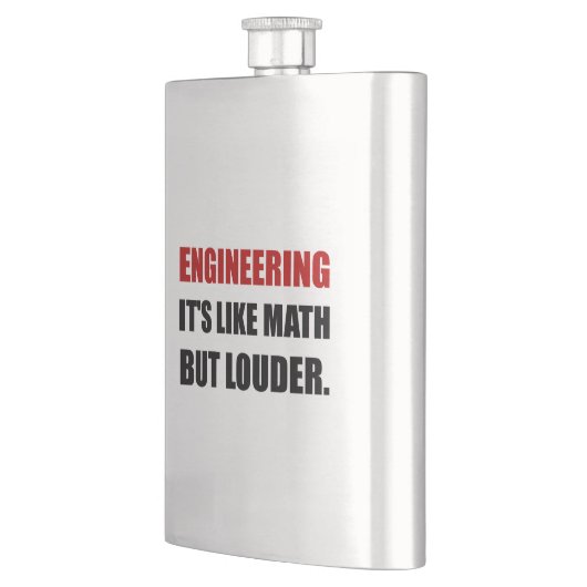 エンジニアリングは数学より騒々しいおもしろい好みます フラスク (左)