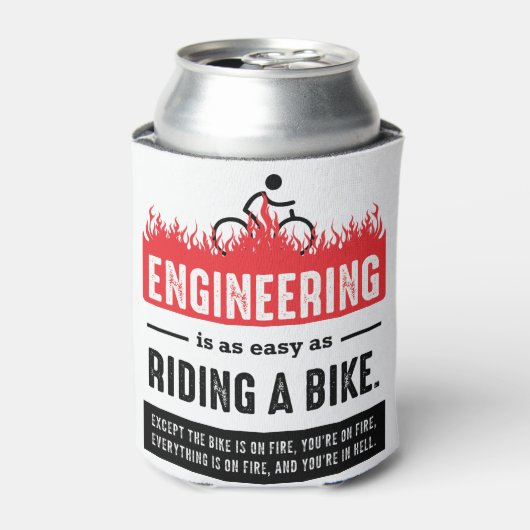 エンジニアリングは簡単として自転車に乗る 缶クーラー (缶正面)