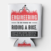 エンジニアリングは簡単として自転車に乗る 缶クーラー (正面)