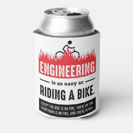 エンジニアリングは簡単として自転車に乗る 缶クーラー (缶裏面)