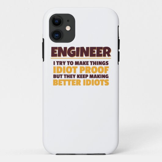 エンジニアリングエンジニアが物事を愚か者の証明に作る Case-Mate iPhoneケース (裏面)
