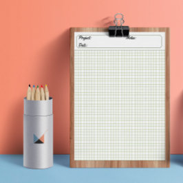 エンジニアリンググラフシートグリッド紙6mm緑 ノートパッド