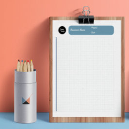 エンジニアリンググラフシートグリッド紙8mm青 ノートパッド