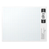 エンジニアリンググラフパッド会社ロゴ付きカルカパッド ノートパッド (正面)