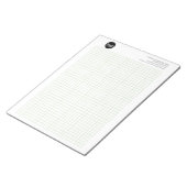 エンジニアリンググラフ(ロゴ付き) CalcPadで色を編集可能 ノートパッド (アングル)