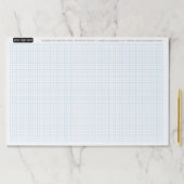 エンジニアリンググラフCalcpadロゴ付きカラー編集可能 ペーパーパッド (インサイチュ)