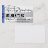 エンジニアリングコンサルタント 名刺 (正面/裏面)