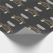 エンジニアリングフローチャートおもしろいなエンジニアのギフト ラッピングペーパー (角)
