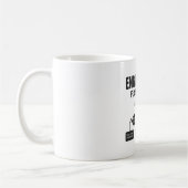 エンジニアリングフローチャート技術者 コーヒーマグカップ (左)