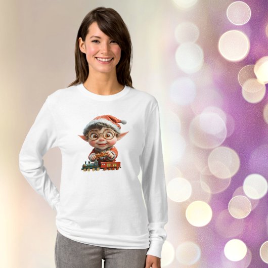 エンジニアリングベビークリスマス小妖精や小人ウィメンズティー Tシャツ