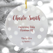 エンジニアリングベビークリスマス小妖精や小人セラミックオーナメント セラミックオーナメント