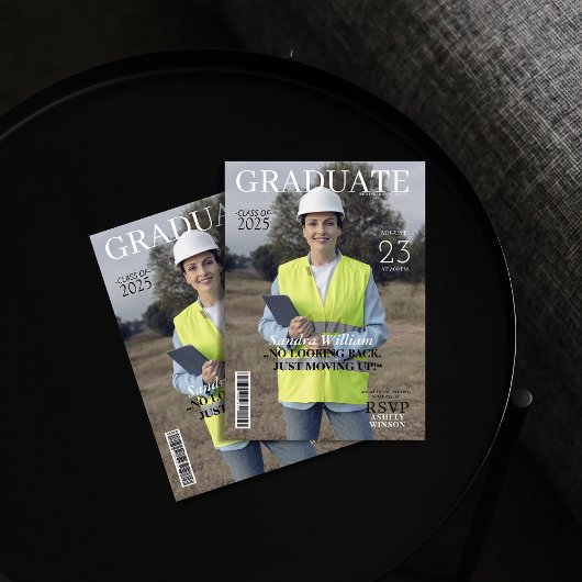 エンジニアリング写真卒業雑誌 招待状