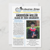 エンジニアリング卒業新聞大学ユニーク 招待状 (正面)