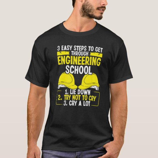 エンジニアリング学校卒業エンジニアリングラボエンギ Tシャツ (正面)