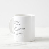 エンジニアリング定義マグ コーヒーマグカップ (正面左)