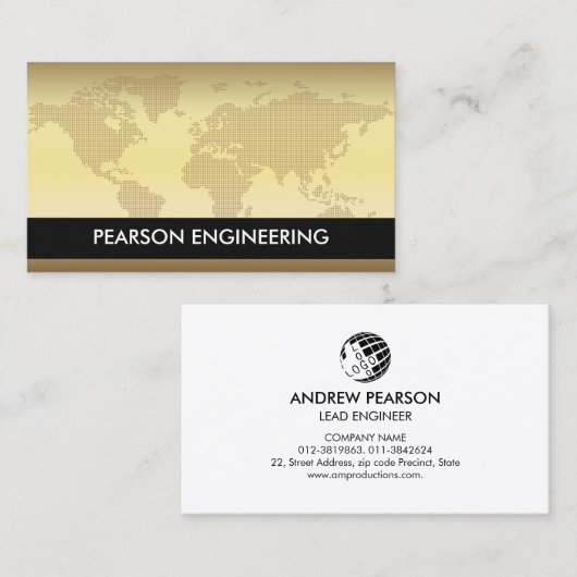 エンジニアリング技術世界地図 名刺 (正面/裏面)