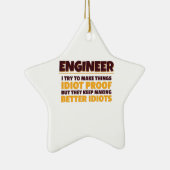 エンジニアリング技術者が物事を馬鹿にして証明 セラミックオーナメント (右)