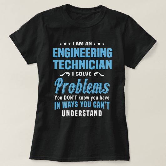 エンジニアリング技術者 Tシャツ (デザイン正面)