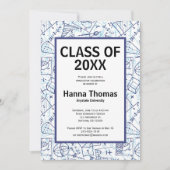 エンジニアリング数学卒業招待状 招待状 (正面)