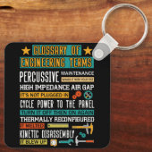 エンジニアリング用語エンジニおもしろいア定義の用語集 キーホルダー (裏面)