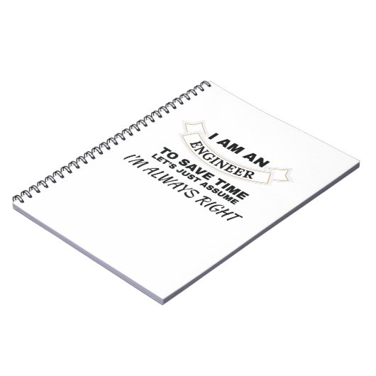 エンジニアリング私はいつも正しいエンジニア ノートブック (左側)