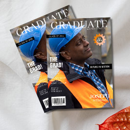 エンジニアリング雑誌写真卒業パーティー 招待状