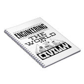 エンジニアリング・ザ・ワールド・シビリーカッコいい土木技師 ノートブック (右側)