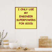 エンジニアリング ポスター (キッチン)