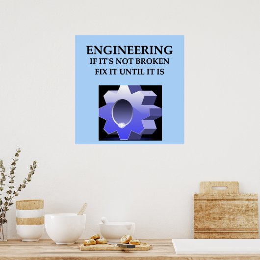エンジニアリング ポスター (キッチン)