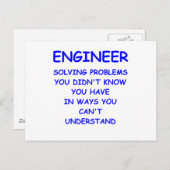 エンジニアリング ポストカード (正面/裏面)