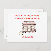 エンジニアリング ポストカード (正面/裏面)