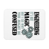 エンジニアリング- It's Not魔法 マグネット (横)