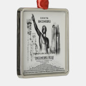 エンジニアルール メタルオーナメント (右)