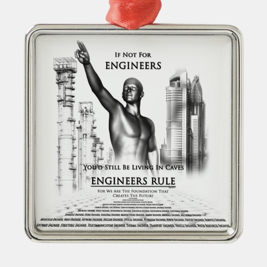 エンジニアルール メタルオーナメント (正面)