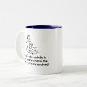 エンジニア及び創造性 ツートーンマグカップ (正面左)