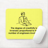エンジニア及び創造性 マウスパッド (マウス)
