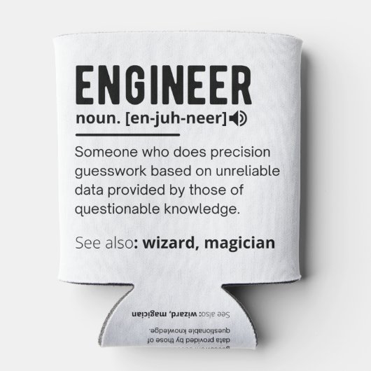 エンジニア定義エンジニアリングギフト 缶クーラー (裏面)