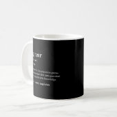 エンジニア定義エンジニアリングMechanical Civil コーヒーマグカップ (正面左)