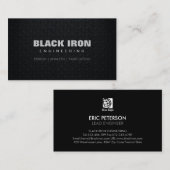 エンジニア技術契約者ブラックメタル 名刺 (正面/裏面)