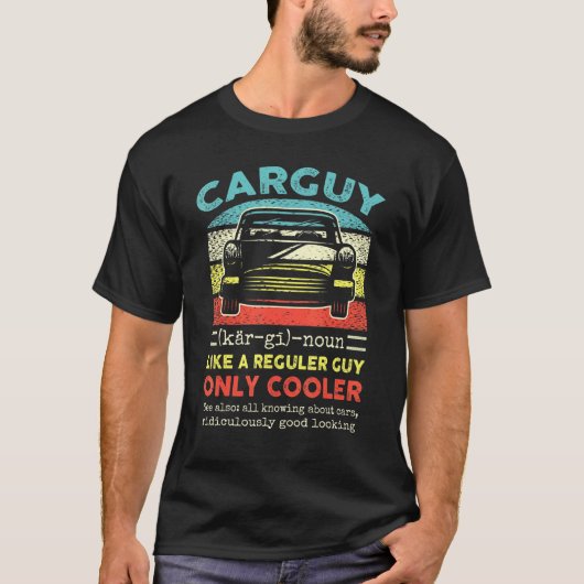 エンジニア整備士車のガイ定義 Tシャツ (正面)