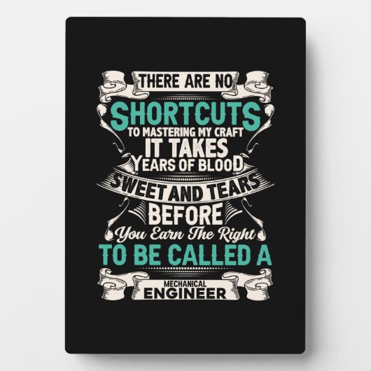 エンジニア機械技術者 フォトプラーク (正面)