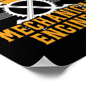 エンジニア機械技術者 ポスター (角)