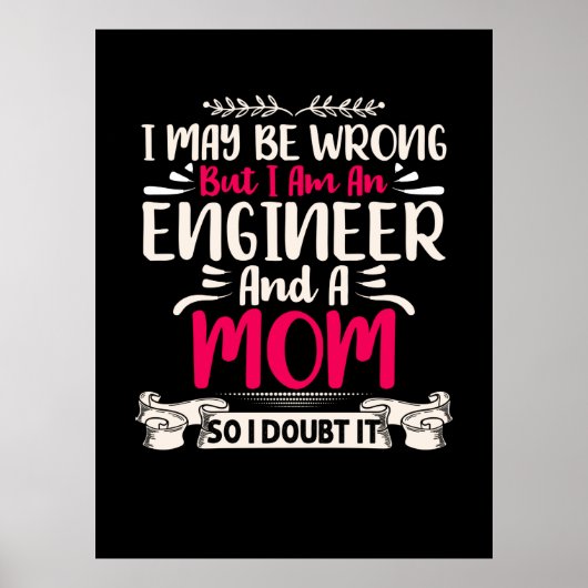 エンジニア私はエンジニアで母親 ポスター (正面)