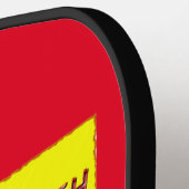 エンジニア稲妻ボルト ピックルボールラケット (左詳細)