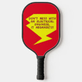 エンジニア稲妻ボルト ピックルボールラケット (裏面)