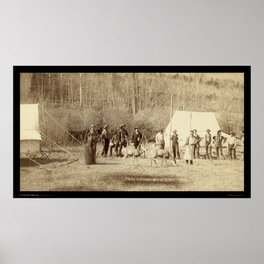 エンジニア隊テントの前にSD 1889 ポスター (正面)