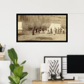 エンジニア隊テントの前にSD 1889 ポスター (ホームオフィス)