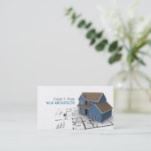 エンジニア、エンジニアリングアーキテクト名刺 名刺 (スタンド正面)